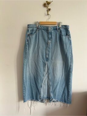 Denim maxi skirt size 16